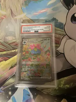 Pokemon TCG Venusaur EX Card 198/165 Scarlet & Violet 151 Sir PSA 10 Gem Mint - Image 2