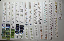 x270 Pokemon Official Stickers PTCG Accessories Binder Deck Box Decoration - Image 1