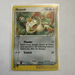 Meowth 013 (EX Series Collector's Tin) Pokemon Black Star Promo Holo NM - Image 1