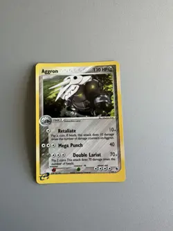 Aggron 1/109 Holo Rare 2003 EX Ruby & Sapphire Pokemon LP+ - Image 1