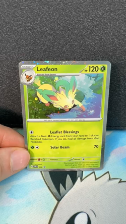 2x SWIRL 🌀Leafeon SVP 170 Black Star Promo Cosmos Pokemon Prismatic Evolutions - Image 2