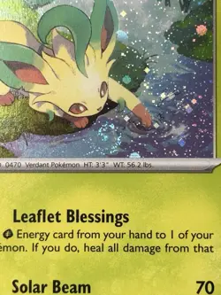 2x SWIRL 🌀Leafeon SVP 170 Black Star Promo Cosmos Pokemon Prismatic Evolutions - Image 4