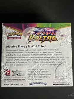 Pokemon TCG Sword & Shield Vivid Voltage Booster Box Factory Sealed - Image 2