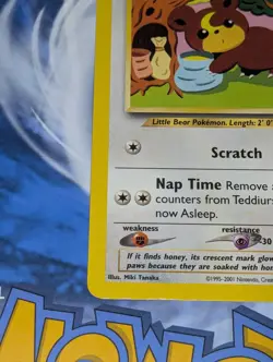 Teddiursa 65/75 & Omanyte 60/75 Neo Discovery Unlimited Pokemon Tcg LP - Image 5