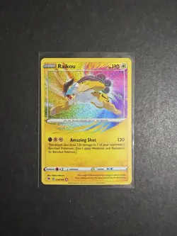 Raikou 50/185 Amazing Rare Holo Pokemon Card SWSH Vivid Voltage PTCG NM - Image 1