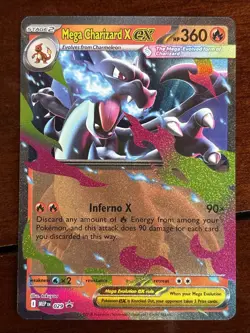 Pokemon Mega Evolution Promo Mega Charizard X Ex 029 Holo - Image 1