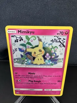 Mimikyu Black Star Promo SM163 Holo Pokemon TCG Card - Image 1