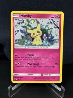 Mimikyu Black Star Promo SM163 Holo Pokemon TCG Card - Image 2