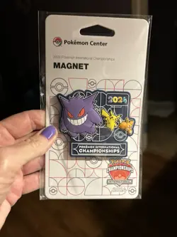 2024 Pokemon NAIC Sealed Magnet International Championships Gengar Pikachu - Image 1
