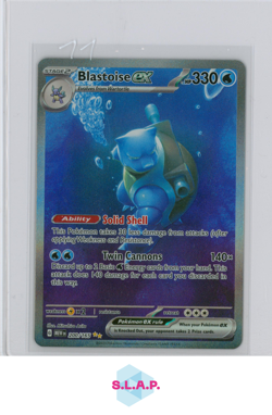 BLASTOISE EX POKEMON 200/165 2023 MEW 151 FULL ART ENGLISH - Image 1