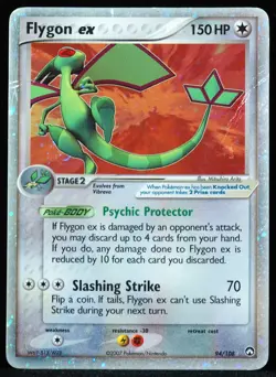 Flygon ex #94/108 MP Creases Pokemon Card - Image 1