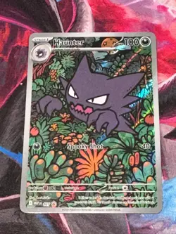 Pokemon Haunter Me: Mega Evolution Promo Illustration Rare Holo 027 Battle Deck - Image 1