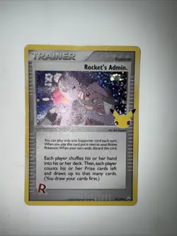 Pokemon Rocket's Admin 86/109 Celebrations 25th Anniversary Holo Excellent Mint! - Image 1