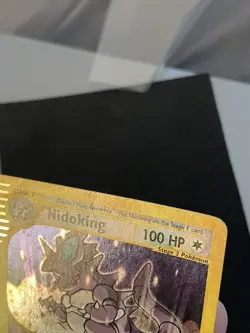 2003 Aquapolis Nidoking Holo Foil Rare Crystal 150/147 Secret Rare Pokemon WOTC - Image 4