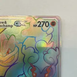 Pokemon Marshadow & Machamp GX TAG TEAM GX Full Art Secret Rare Holo 221/214 SM… - Image 3