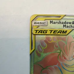 Pokemon Marshadow & Machamp GX TAG TEAM GX Full Art Secret Rare Holo 221/214 SM… - Image 4