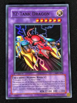 Yugioh YZ-Tank Dragon MFC-054 1st Super (NM) - Image 1