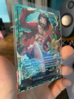 Monkey D Luffy 2ND ANNIVERSARY PROMO ALT ART ST13-003 ONE PIECE TCG - Image 3