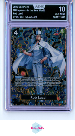 ROB LUCCI ONE PIECE 2024 EN OP05-093 EMPERORS IN THE NEW WORLD AOG 10 - Image 1