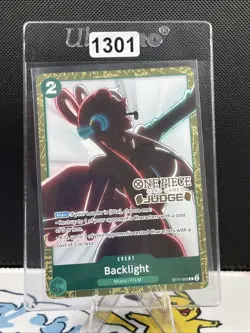 Backlight Judge (Judge Pack Vol. 5) - One Piece Promotion Cards (1301) - Image 1