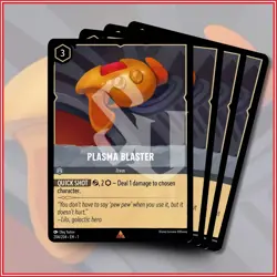 Disney Lorcana TCG: PLASMA BLASTER x4 | the First Chapter Rare *IN STOCK* - Image 1