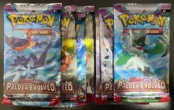 10 x Paldea Evolved Booster Packs | Brand-New | SEALED | Pokemon TCG - Image 1