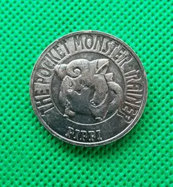 Clefairy Pokemon Battle Coin Silver Japanese Very Rare Nintendo Japan F/S - Image 1