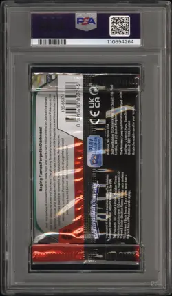 2023 Pokemon S&V Obsidian Flames Booster Pack Terastallized Tyranitar PSA 9 Mint - Image 2