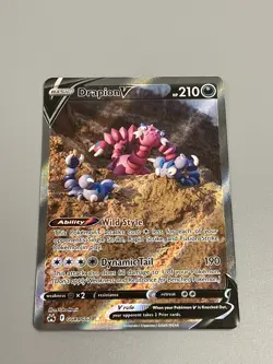 Drapion V Pokemon Crown Zenith Full Art Gallerian Gallery GG49/GG70 - Image 1