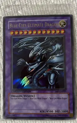 YuGiOh Blue-Eyes Ultimate Dragon JMP-EN005 Limited Edition Ultra Rare SEALED - Image 1