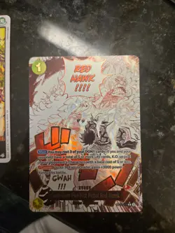 Gum-Gum Fire-Fist Pistol Red Hawk (Alt Art) OP11-114 English - One Piece - Image 1
