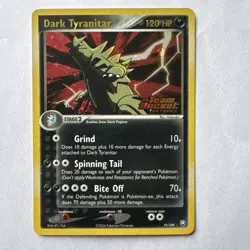 Team Rocket Returns Dark Tyranitar Reverse Holo Card 19/109 Pokemon TCG HP DMG - Image 1