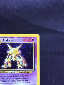 Pokemon Cards: Base Set Rare Holo: Alakazam 1/102 - Image 4