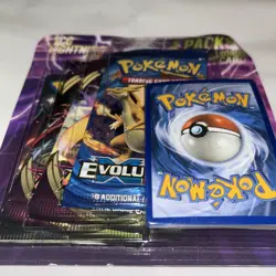 Konami Pokemon Trading Card TCG Lightning 4 Booster pack - Image 1