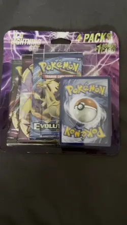 Konami Pokemon Trading Card TCG Lightning 4 Booster pack - Image 2