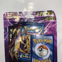 Konami Pokemon Trading Card TCG Lightning 4 Booster pack - Image 3