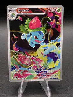 Ivysaur 134/132 Me01: Mega Evolution Holo Full Art Rare Pokemon Card - Image 1