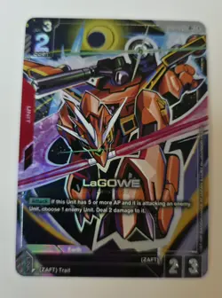 2025 Gundam Card Game LaGOWE Newtype Rising R+ Foil #GD01-050 - Image 1
