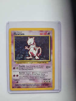 Pokemon Card Mewtwo - 10/102 - Holo Rare - 1999-2000 Wizards Base Set - Image 1