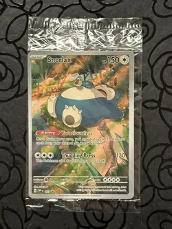 Pokemon TCG Snorlax 051 Promo Card 151 ETB 2023 English - Image 1