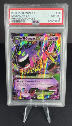 PSA 8 - M Gengar EX 35/119 Holo Rare - XY Phantom Forces - Pokemon Card - Image 1