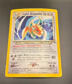 Pokemon Card Light Dragonite Holo 14/105 Neo Destiny ITA italiano played PL - Image 1