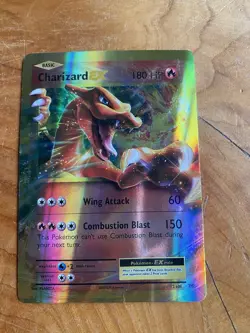 Pokemon TCG Charizard EX 2016 XY Evolutions Card 12/108 Ace 9 Mint - Image 1