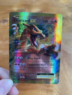 Pokemon TCG Charizard EX 2016 XY Evolutions Card 12/108 Ace 9 Mint - Image 2