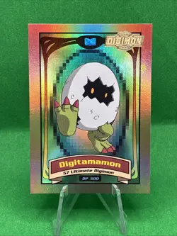 Digimon - Digitamamon D9 - Foil Chase Card - Upper Deck 2000 - Image 1