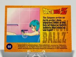 2000 Dragonball Z trading card Funimation Bird Studio #68 Piccolo Bulma - Image 2