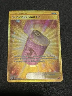 Pokemon Card Suspicious Food Tin 080/073 Champions Path SECRET RARE - NM - Image 1