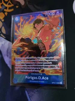 One Piece Card Game OP13-119 Portgas.D.Ace Store Treasure Cup Winner Alt-Art - Image 1