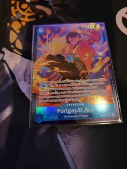 One Piece Card Game OP13-119 Portgas.D.Ace Store Treasure Cup Winner Alt-Art - Image 2
