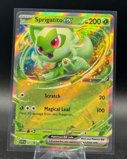 Pokemon TCG Sprigatito ex 087 Sv: Scarlet & Violet Promo Cards Holo - Image 1
